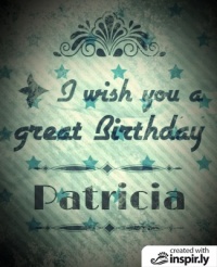 I wish you a great birthday vintage