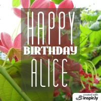 happy birthday alice